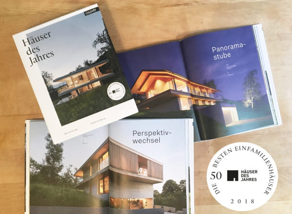 Out now: Buch “Häuser des Jahres 2018” – unser Haus D Bregenz am Cover!