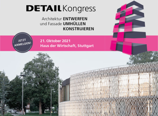 Lecture: 21.10.2021, Detail Kongress, Stuttgart