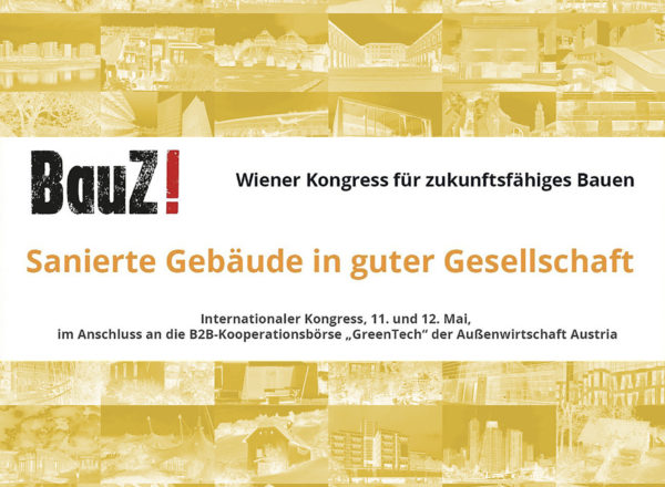 Lecture: 11.5.2022, BauZ! Kongress, Vienna